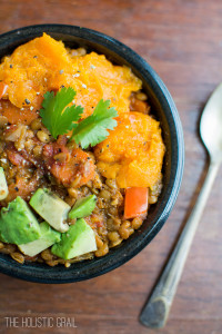 Lentil Chili Black Bowl-8