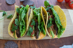 Lightlife Black Bean Veggie Burger Tacos-2