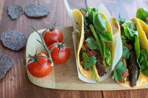 Lightlife Black Bean Veggie Burger Tacos-6