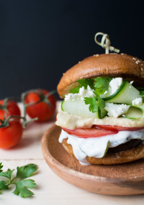 Lightlife Greek Quinoa Burger-18