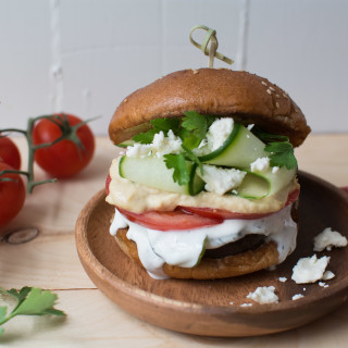 Greek Quinoa Burger